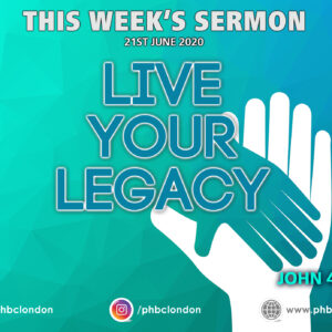 Live Your Legacy – Pastor Jasmine Richards