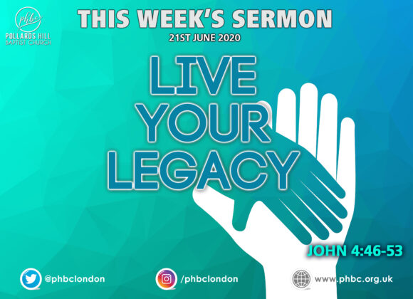 Live Your Legacy – Pastor Jasmine Richards