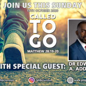 Called to Go – Dr Edward Addison