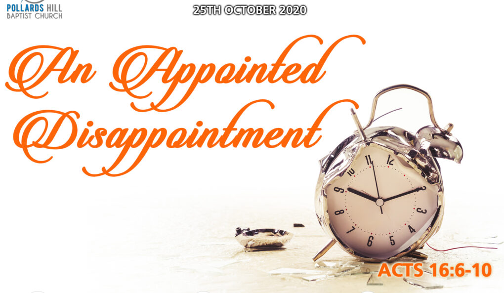 An Appointed Disappointment – Pastor Deji Ayorinde