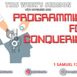 Programming For Conquering – Pastor Deji Ayorinde