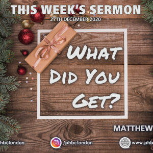 What Did You Get? – Pastor Deji Ayorinde