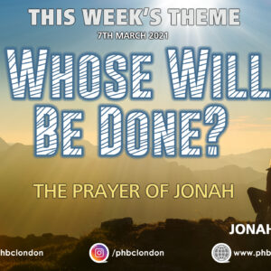 Whose Will Be Done? The Place, Purpose and Power of Prayer – Pastor Deji Ayorinde