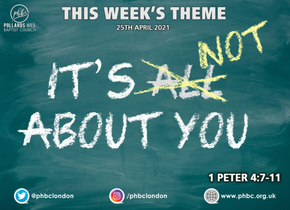It’s Not About You – Pastor Angela Bacon