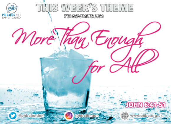 211107 More than Enough for All – Rev. Seidel Abel-Boanerges