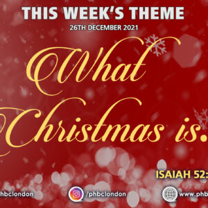 What Christmas Is – Pastor Deji Ayorinde