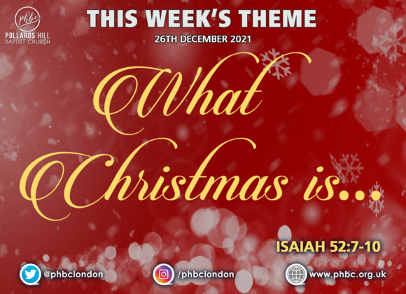 211226 What Christmas Is – Pastor Deji Ayorinde