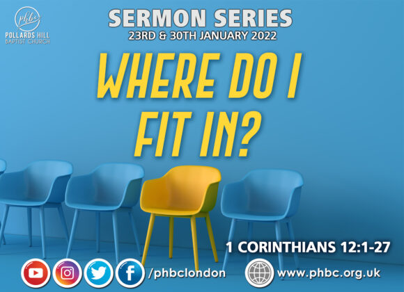 220123to220130 Where Do I Fit In? – Part 2 – Pastor Jasmine Richards