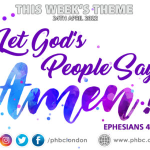 Let God’s People Say Amen – Alan Styles