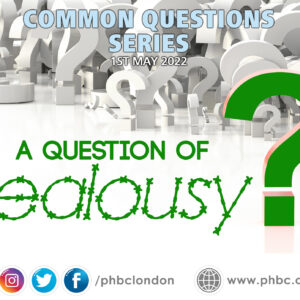 A Question of Jealousy – Pastor Deji Ayorinde