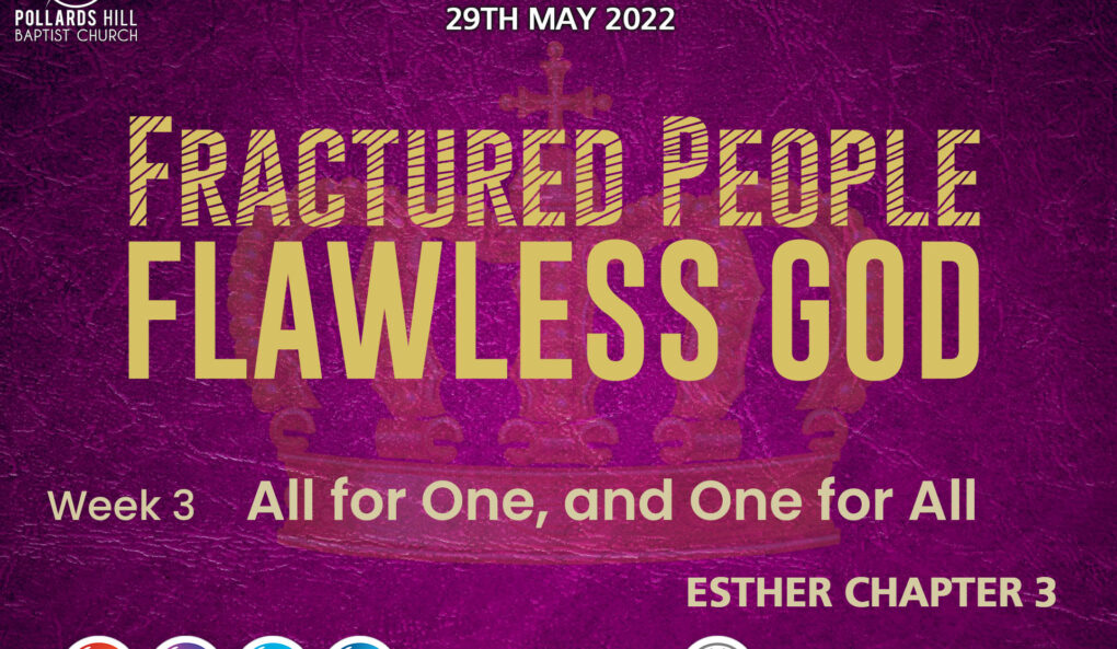 Fractured People, Flawless God: All for One, and One for All – Pastor Jasmine Richards