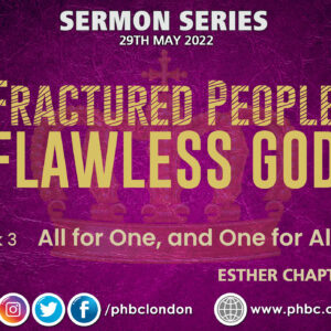 Fractured People, Flawless God: All for One, and One for All – Pastor Jasmine Richards
