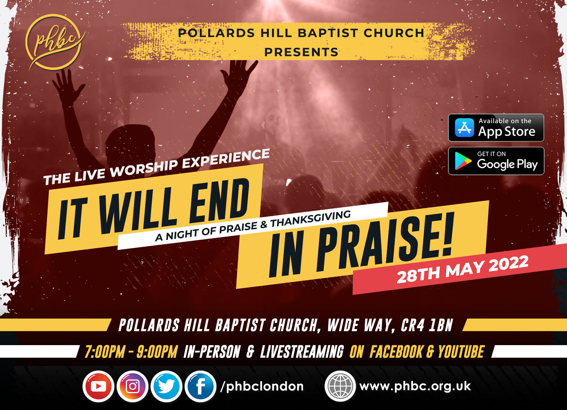 Phbc Worship It Will End In Praise May 22 Pollards Hill Baptist Church