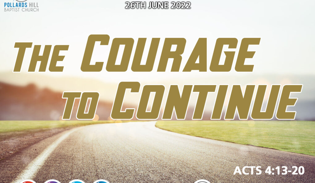 The Courage to Continue – Veronica King