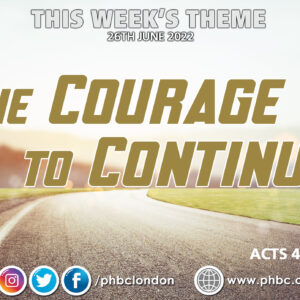 The Courage to Continue – Veronica King