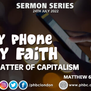 My Phone, My Faith: A Matter of Capitalism – Pastor Jasmine Richards