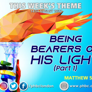Being Bearers of His Light: Part 1 – Apostle Courtney Richards