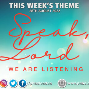 Speak Lord, We are Listening – Dr Jonathan Oloyede