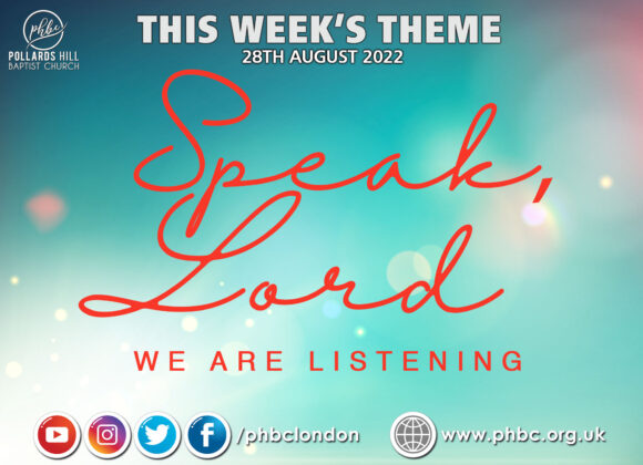 220828 Speak Lord, We are Listening – Dr Jonathan Oloyede
