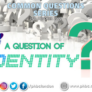 A Question of Identity – Pastor Deji Ayorinde