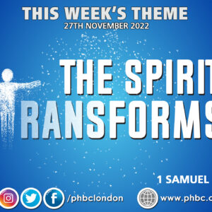 The Spirit Transforms – Pastor Deji Ayorinde