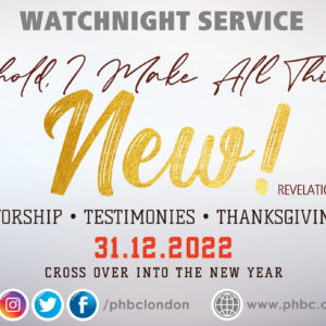 Behold, I Make All Things New – Pastor Deji Ayorinde