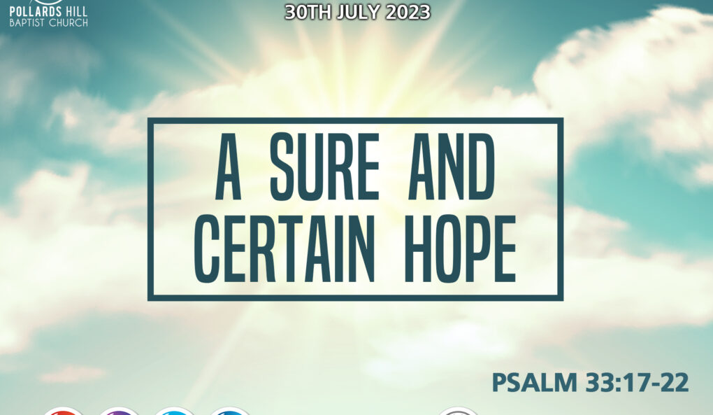 A Sure and Certain Hope – Alan Styles