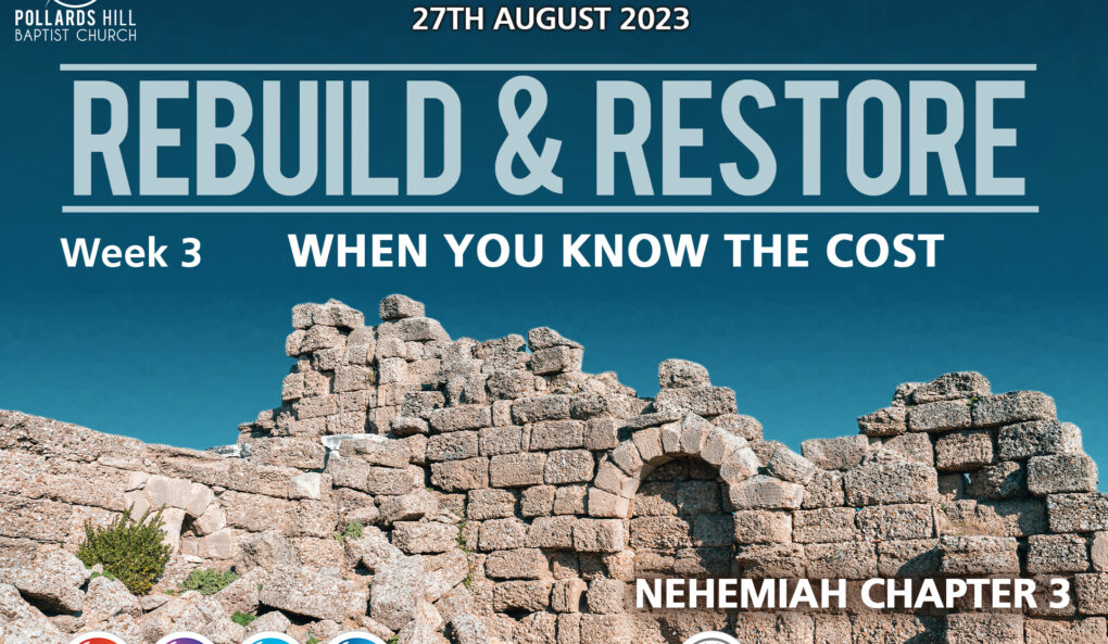 REBUILD & RESTORE: When You know the Cost – Pastor Ayo Olorunlogbon