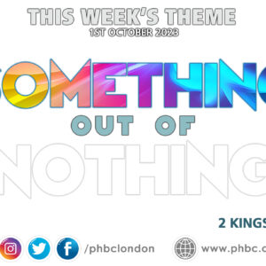 Something Out of Nothing – Pastor Deji Ayorinde