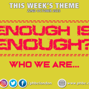 ENOUGH IS ENOUGH? Who We Are – Pastor Deji Ayorinde