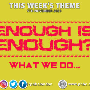 ENOUGH IS ENOUGH? What We Do – Pastor Deji Ayorinde