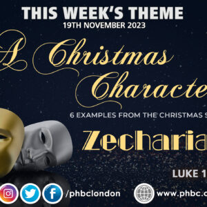 A CHRISTMAS CHARACTER: Zechariah – Pastor Deji Ayorinde