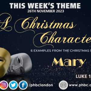 A CHRISTMAS CHARACTER: Mary – Pastor Manuella Kouame