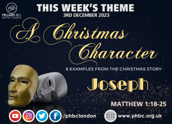 A CHRISTMAS CHARACTER: Joseph – Sunmi Ayorinde