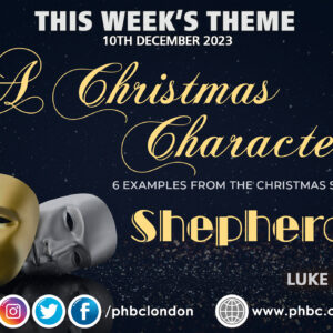 A CHRISTMAS CHARACTER: Shepherds – Alan Styles