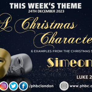 A CHRISTMAS CHARACTER: Simeon – Veronica King