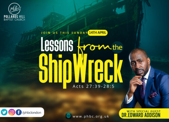 Lessons from the Shipwreck – Dr Edward Addison