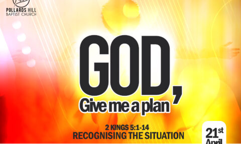 GOD, GIVE ME A PLAN: Recognising the Situation – Pastor Deji Ayorinde