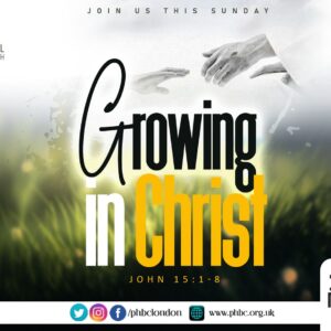Growing in Christ – Pastor Deji Ayorinde
