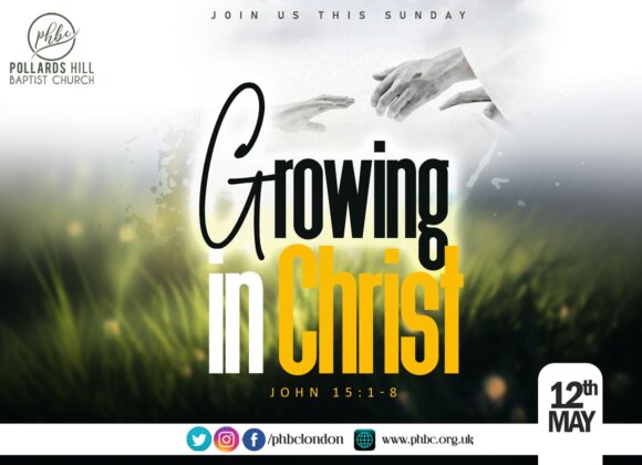 Growing in Christ – Pastor Deji Ayorinde