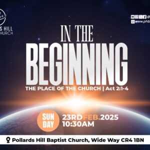 IN THE BEGINNING: The Place of the Church – Sola Staveley