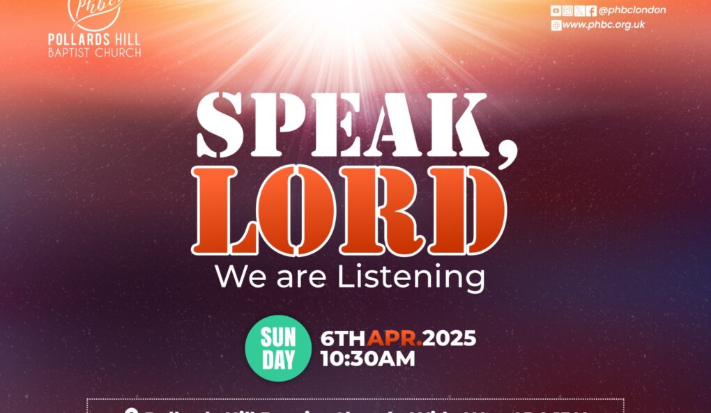 Speak Lord, We are Listening – Pastor Bola Thomas