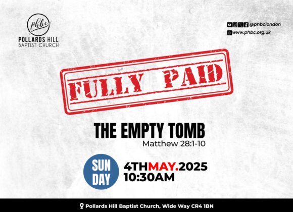 250504 FULLY PAID: The Empty Tomb – Pastor Deji Ayorinde