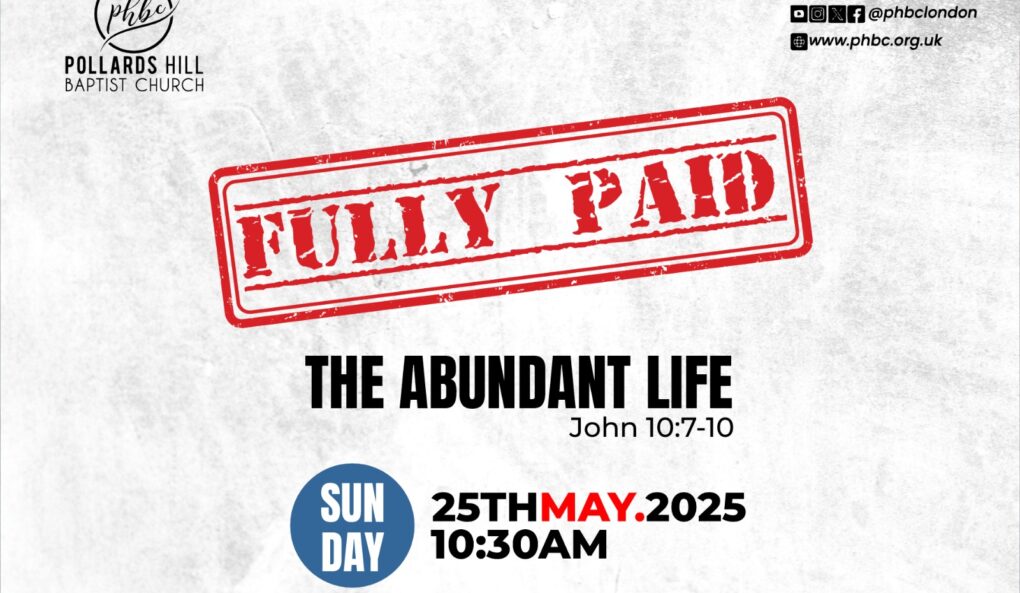 FULLY PAID: The Abundant Life – Pastor Manuella Kouame