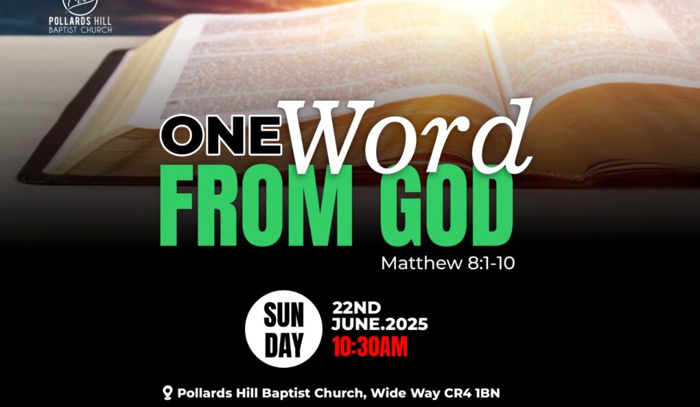 One Word from God – Rev Phyllis Ellis