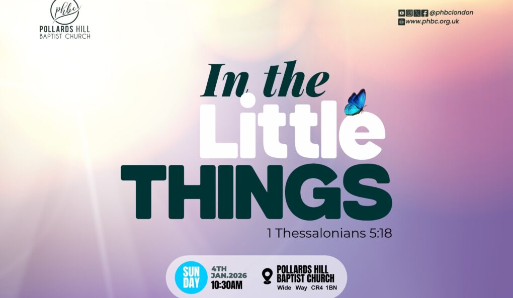 In The Little Things – Pastor Manuella Kouame