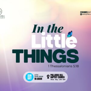 In The Little Things – Pastor Manuella Kouame