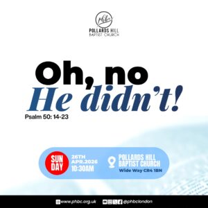 Oh No, He Didn’t! – Pastor Denzil Larbi