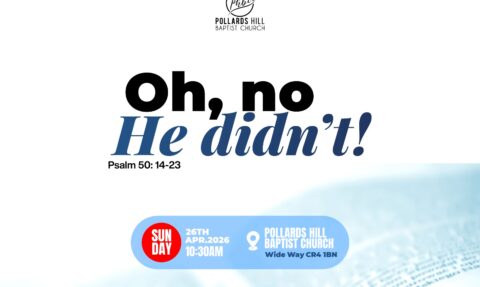 Oh No, He Didn’t! – Pastor Denzil Larbi