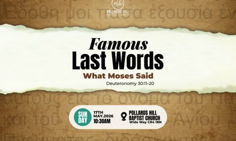 FAMOUS LAST WORDS: What Moses Said – Pastor Deji Ayorinde